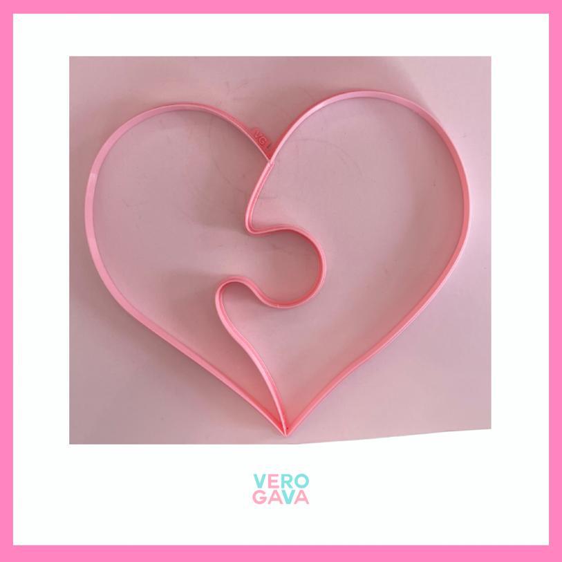 Cortador de galleta corazon jumbo 12 ú 25cm