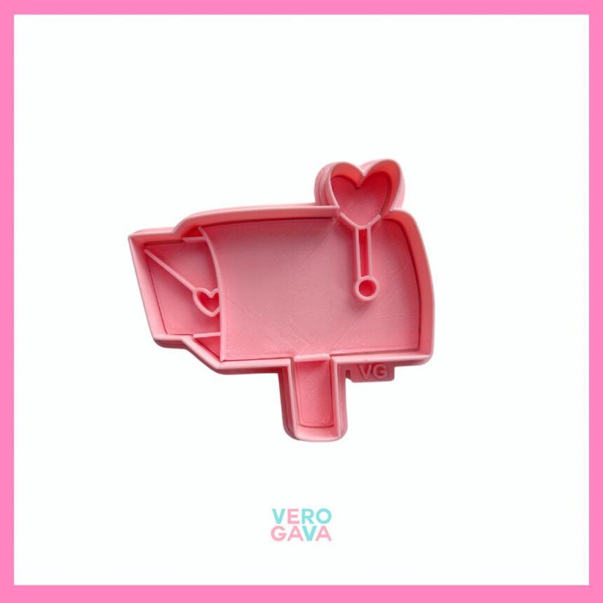 Cortador para galleta buzon de cartas 10cm