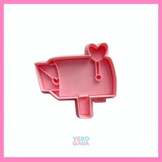 Cortador para galleta buzon de cartas 10cm