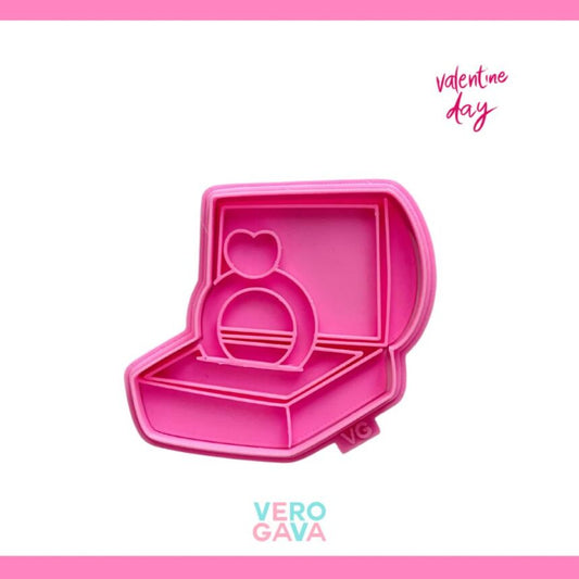 Cortador de galleta caja con anillo 10cm