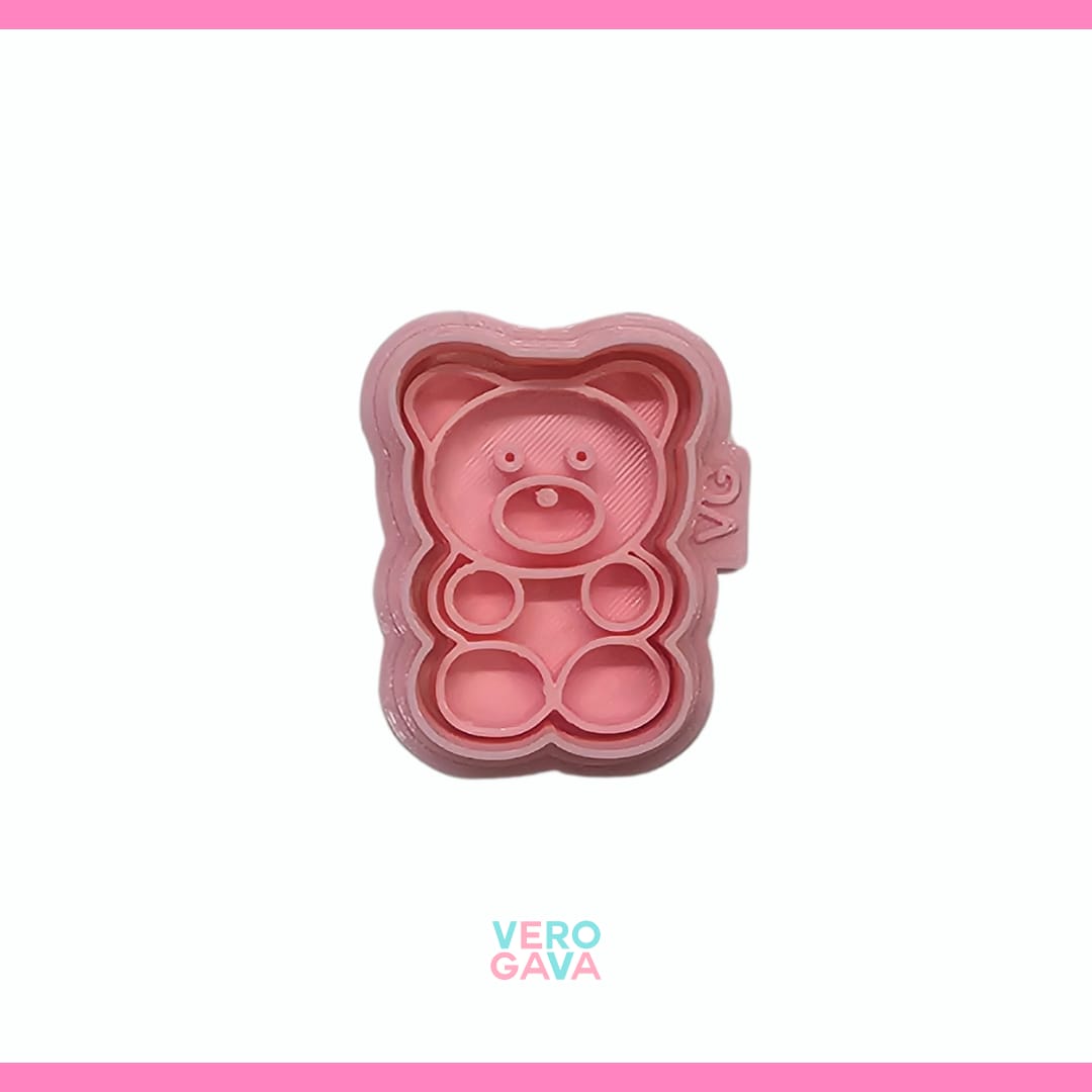 Cortador de galleta osito de gomita 5 ú 10cm