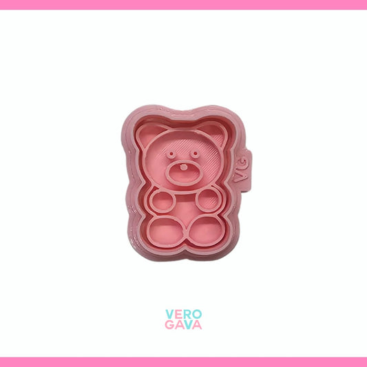 Cortador de galleta osito de gomita 5 ú 10cm