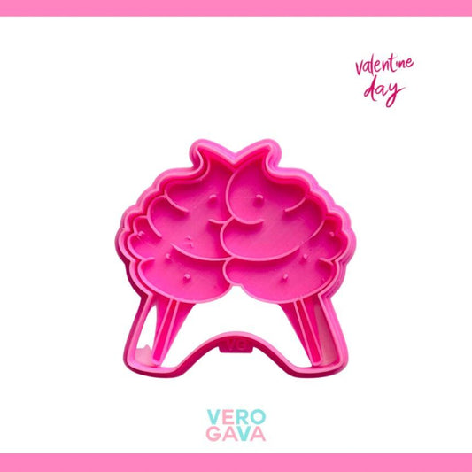 Cortador de galleta algodon de azucar duo 10cm