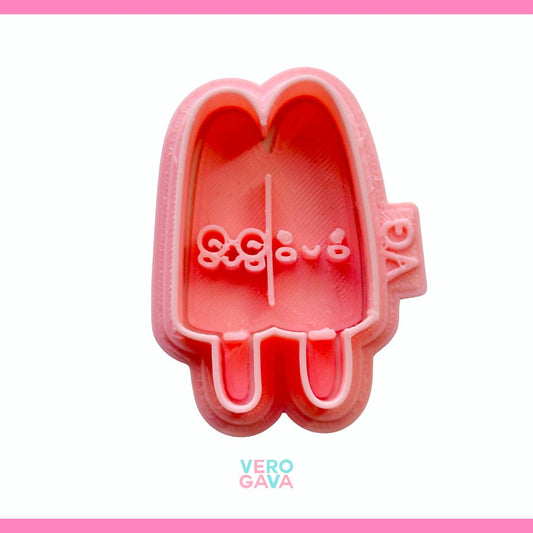 Cortador de galleta paleta de hielo duo 5 ú 10cm
